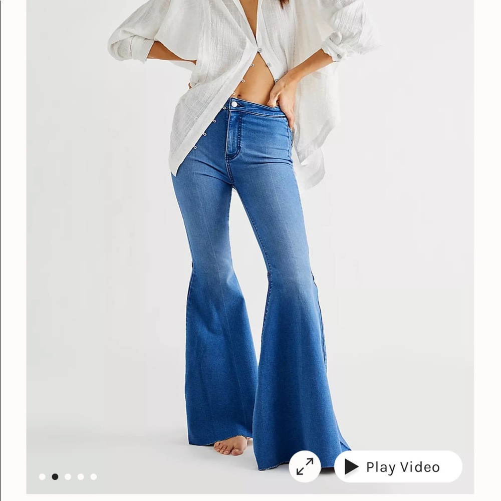 Free People Just Float On Flare jeans